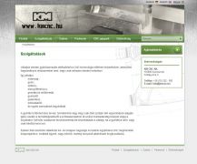 KMCNC Kft. Cégbemutató Weblapja